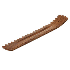 Flat Carved Ash Catcher Incense Holder