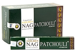 Golden Nag Patchouli Exotic Incense